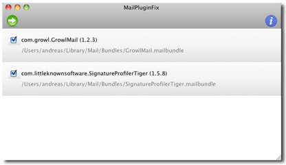 MailPluginFix Screenshot