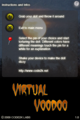Virtual Voodoo help screen